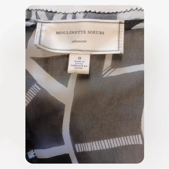 Anthropologie Equinox Pleated  Maxi Dress by Moulinette Soeurs Size 0 - Picture 6 of 10